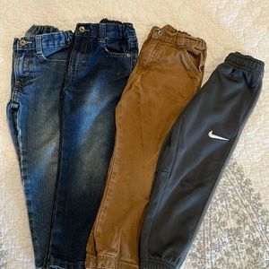 Boys wrangler jeans, pants, Nike sweatpants
